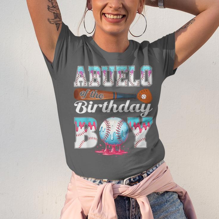 Baseball Ice Cream Drip Abuelo Of The Birthday Boy Unisex Jersey T-Shirt Baseball Ice Cream Drip Abuelo Of The Birthday Boy Unisex Jersey T-Shirt