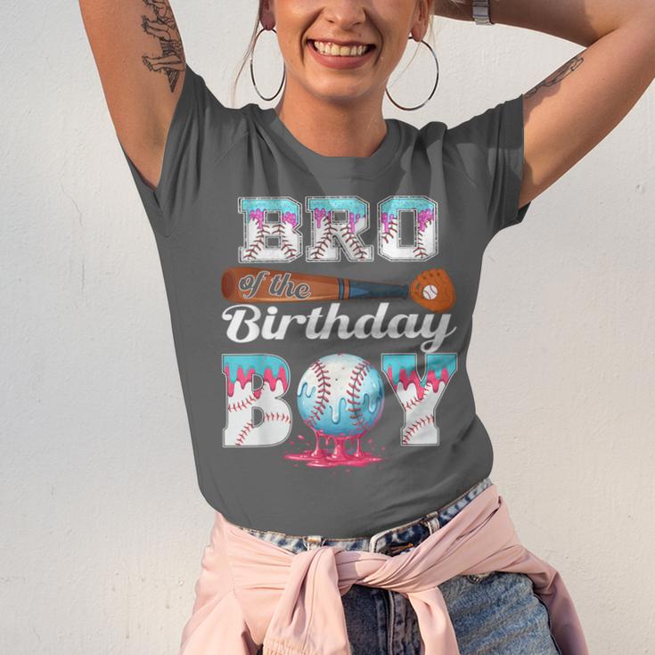 Baseball Ice Cream Drip Bro Of The Birthday Boy Unisex Jersey T-Shirt Baseball Ice Cream Drip Bro Of The Birthday Boy Unisex Jersey T-Shirt