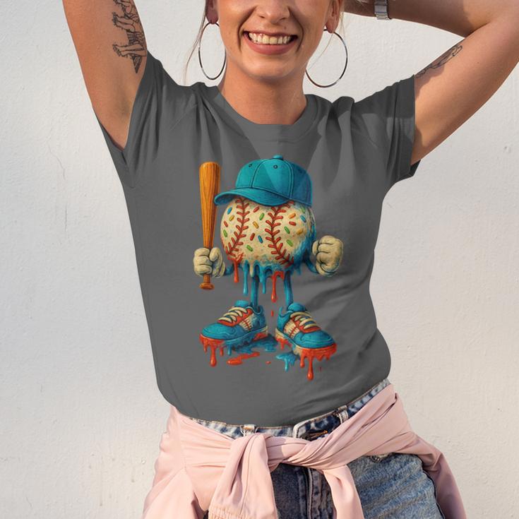 Baseball Lifestyle Youth Baseball Drip Icecream Unisex Jersey T-Shirt Baseball Lifestyle Youth Baseball Drip Icecream Unisex Jersey T-Shirt