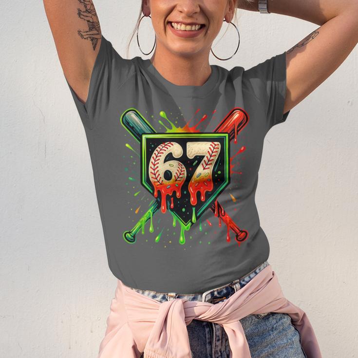 Baseball Six Seven 67 Meme Ice Cream Drip Xmas Men Women Unisex Jersey T-Shirt Baseball Six Seven 67 Meme Ice Cream Drip Xmas Men Women Unisex Jersey T-Shirt