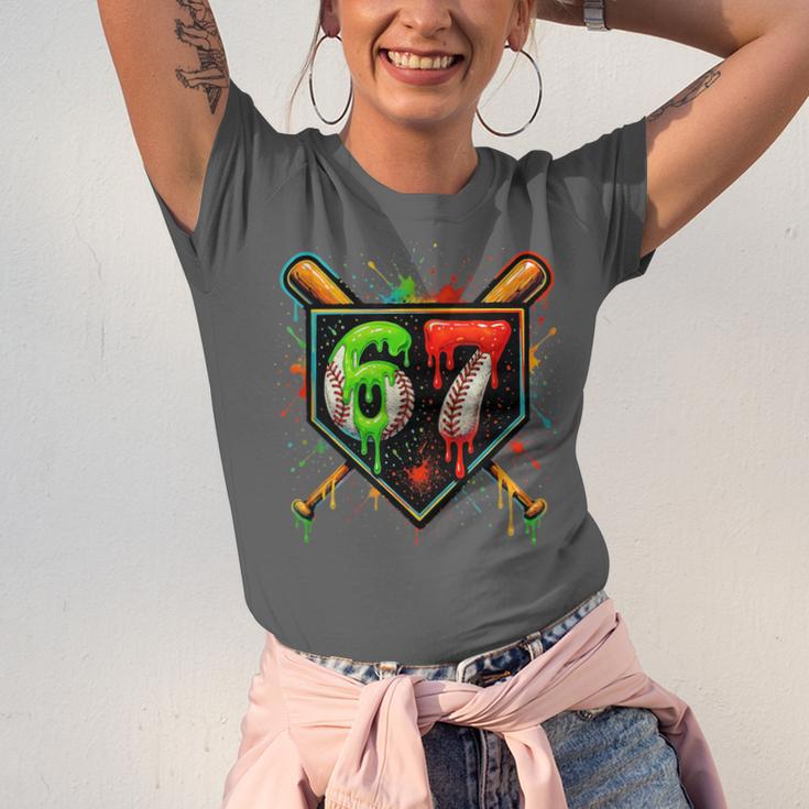 Baseball Six Seven 67 Meme Ice Cream Drip Xmas Women Men Unisex Jersey T-Shirt Baseball Six Seven 67 Meme Ice Cream Drip Xmas Women Men Unisex Jersey T-Shirt