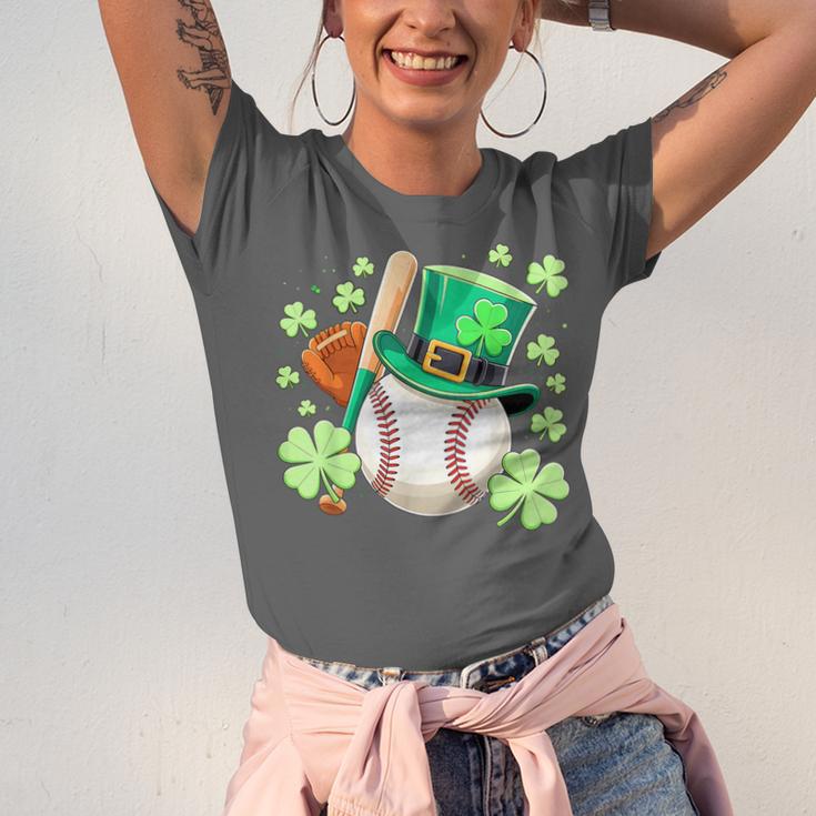 Baseball St Patricks Day Lucky Baseball Player Shamrock Unisex Jersey T-Shirt Baseball St Patricks Day Lucky Baseball Player Shamrock Unisex Jersey T-Shirt