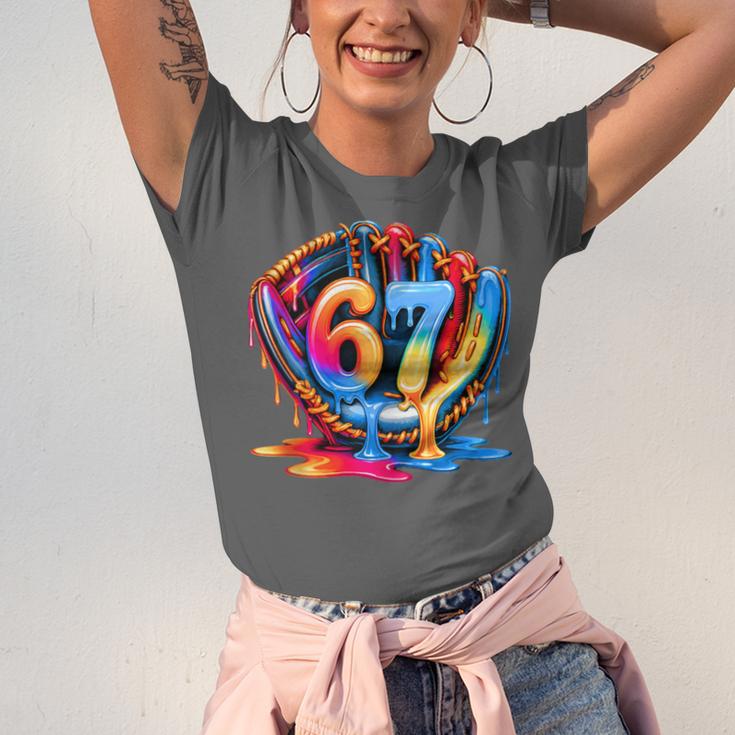 Baseball Stuff Six Seven 67 Ice Cream Drip 6 7 Baseball Kids Unisex Jersey T-Shirt Baseball Stuff Six Seven 67 Ice Cream Drip 6 7 Baseball Kids Unisex Jersey T-Shirt
