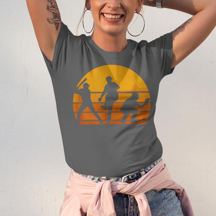 Baseball Tee Sunset Silhouette Players Men Women Kids Unisex Jersey T-Shirt Baseball Tee Sunset Silhouette Players Men Women Kids Unisex Jersey T-Shirt