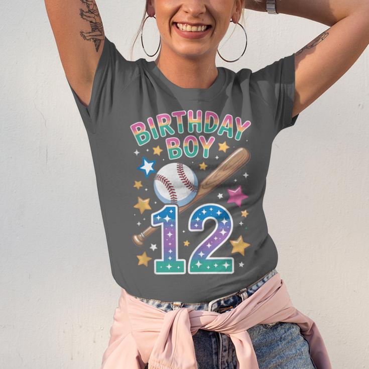 Birthday Boy 12th Birthday Baseball Unisex Jersey T-Shirt Birthday Boy 12th Birthday Baseball Unisex Jersey T-Shirt