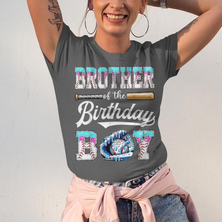 Brother Of The Birthday Boy Baseball Ice Cream Drip Matching Unisex Jersey T-Shirt Brother Of The Birthday Boy Baseball Ice Cream Drip Matching Unisex Jersey T-Shirt