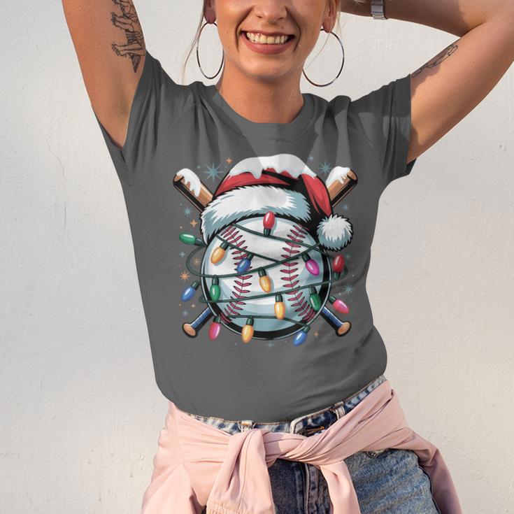 Christmas Baseball Boy Youth Kid Men Santa Hat Xmas Baseball Unisex Jersey T-Shirt Christmas Baseball Boy Youth Kid Men Santa Hat Xmas Baseball Unisex Jersey T-Shirt