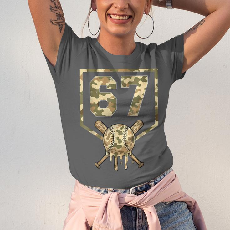 Dripping Camo 67 Baseball Ice Cream Drip 6-7 Six Seven Boy Unisex Jersey T-Shirt Dripping Camo 67 Baseball Ice Cream Drip 6-7 Six Seven Boy Unisex Jersey T-Shirt