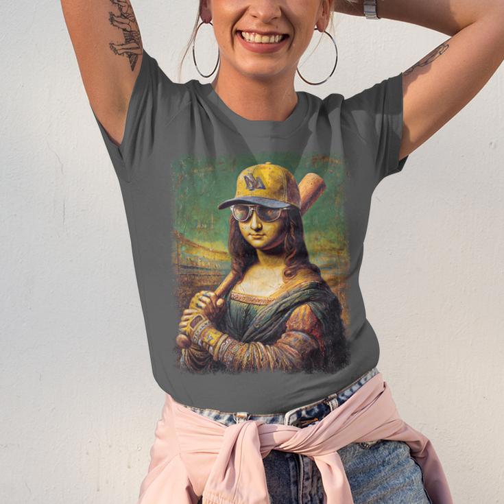 Mona Lisa Baseball Trending Aesthetic Streetwear Unisex Jersey T-Shirt Mona Lisa Baseball Trending Aesthetic Streetwear Unisex Jersey T-Shirt