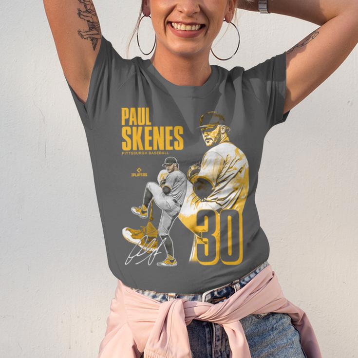 Paul Skenes Pittsburgh MLB Baseball Players MLBPSK304N Unisex Jersey T-Shirt Paul Skenes Pittsburgh MLB Baseball Players MLBPSK304N Unisex Jersey T-Shirt