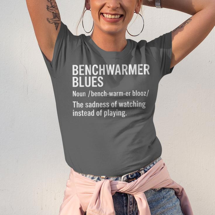 Sport Definition Baseball Soccer Benchwarmer Blues Unisex Jersey T-Shirt