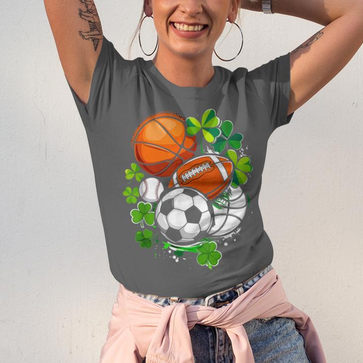St Patricks Day Shamrock Basketball Baseball Football Soccer Unisex Jersey T-Shirt St Patricks Day Shamrock Basketball Baseball Football Soccer Unisex Jersey T-Shirt