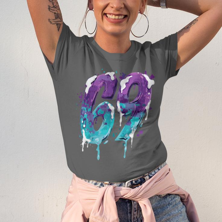Vintage Baseball 69 Number Unisex Jersey T-Shirt