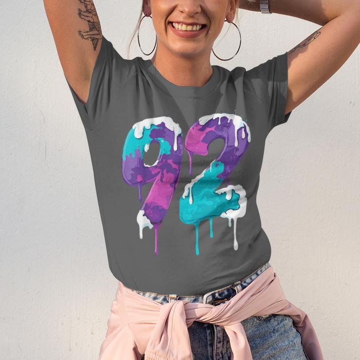 Vintage Baseball 92 Number Unisex Jersey T-Shirt