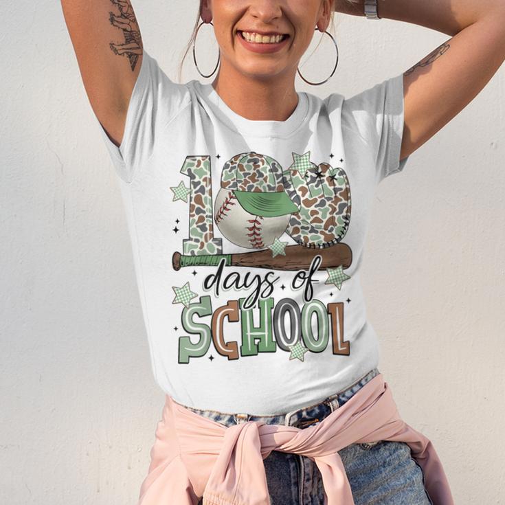 100 Days Of School Baseball Camo Men Boy Kid Unisex Jersey T-Shirt 100 Days Of School Baseball Camo Men Boy Kid Unisex Jersey T-Shirt