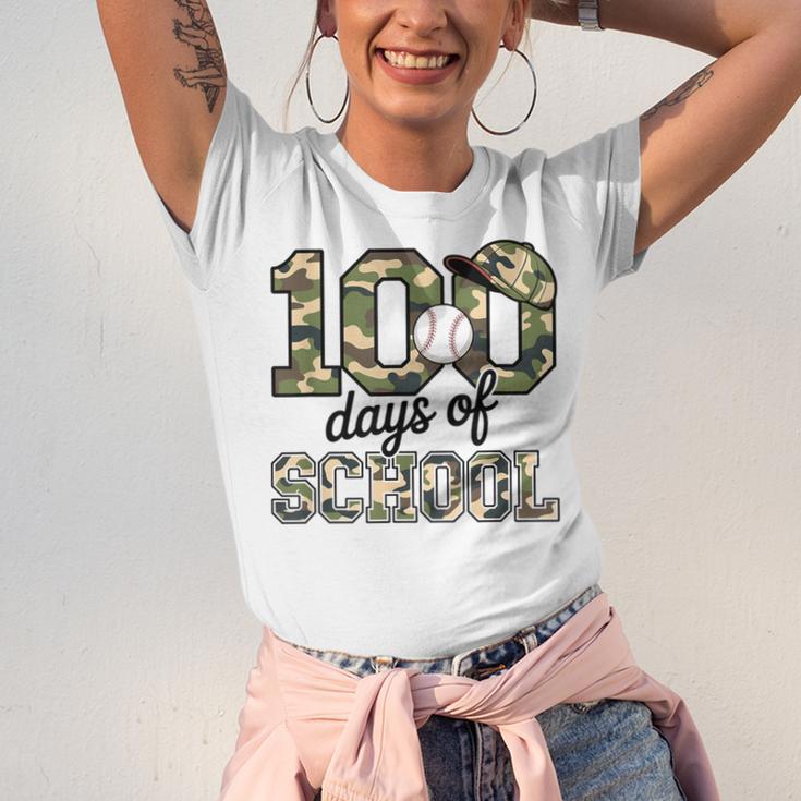 100 Days Of School Camo Baseball Camouflage For Kids Unisex Jersey T-Shirt 100 Days Of School Camo Baseball Camouflage For Kids Unisex Jersey T-Shirt