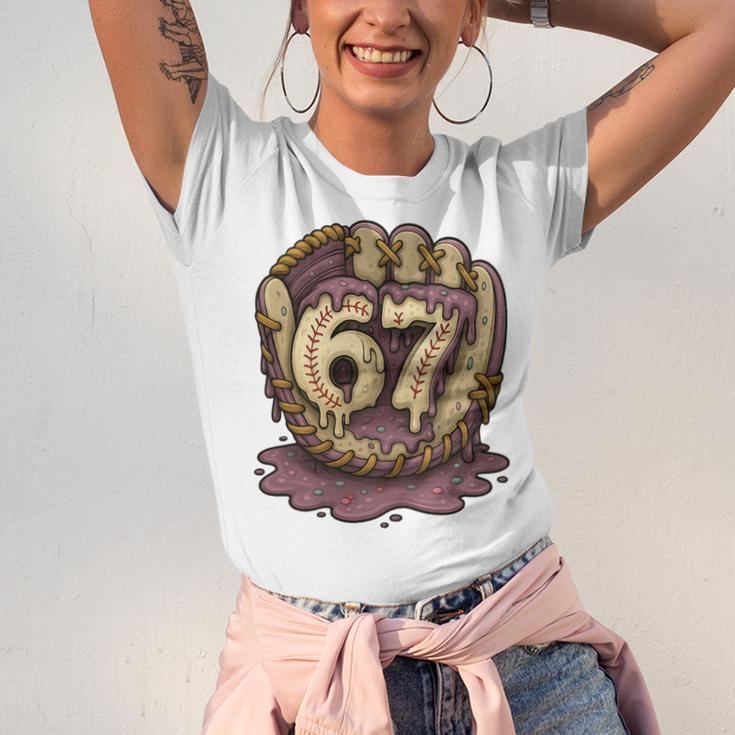 67 Ice Cream Drip Six Seven Baseball Premium Tri-Blend Unisex Jersey T-Shirt 67 Ice Cream Drip Six Seven Baseball Premium Tri-Blend Unisex Jersey T-Shirt