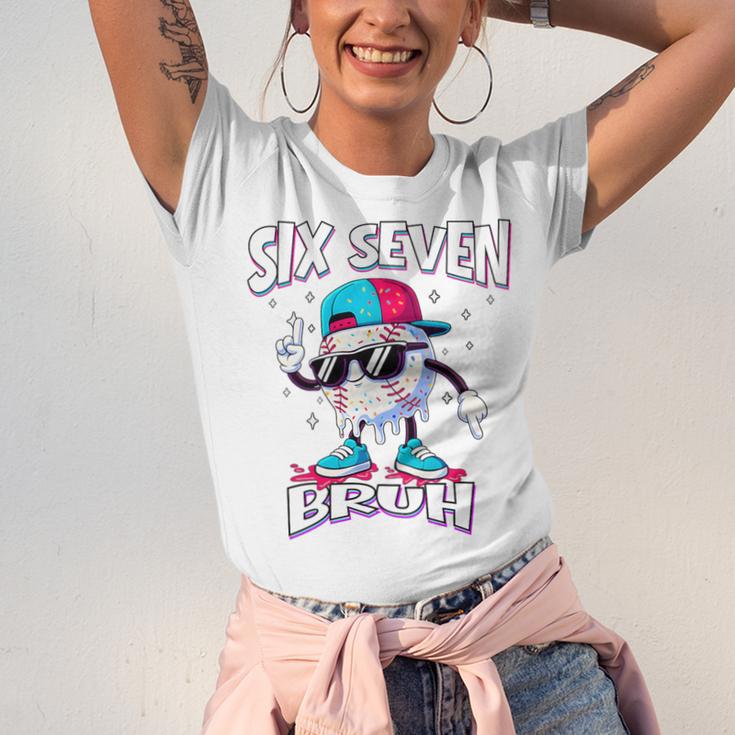 67 Meme Six Seven Baseball Ice Cream Drip Girls Boys Premium Tri-Blend Unisex Jersey T-Shirt 67 Meme Six Seven Baseball Ice Cream Drip Girls Boys Premium Tri-Blend Unisex Jersey T-Shirt