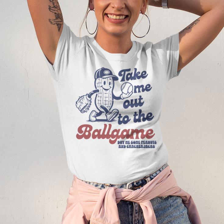 Take Me Out To The Ball Game Retro Peanuts Baseball Sports Unisex Jersey T-Shirt Take Me Out To The Ball Game Retro Peanuts Baseball Sports Unisex Jersey T-Shirt