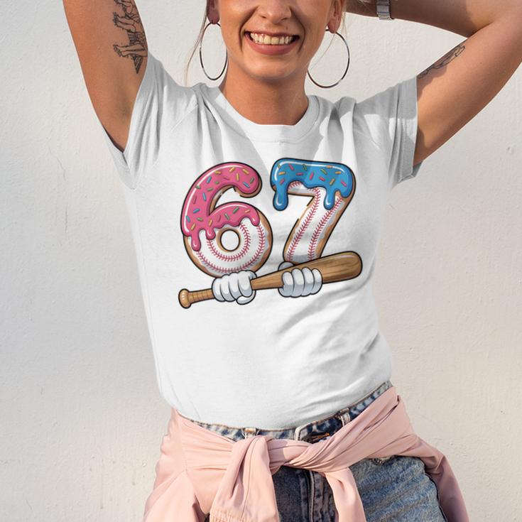 Baseball 67 Kids Ice Cream Drip Six Seven Youth Boys Unisex Jersey T-Shirt Baseball 67 Kids Ice Cream Drip Six Seven Youth Boys Unisex Jersey T-Shirt