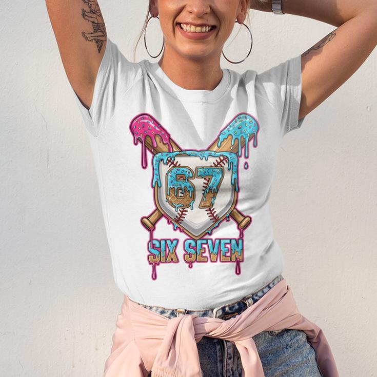 Baseball Drip Number 67 Player 6-7 Six Seven Meme Gen Alpha Unisex Jersey T-Shirt Baseball Drip Number 67 Player 6-7 Six Seven Meme Gen Alpha Unisex Jersey T-Shirt