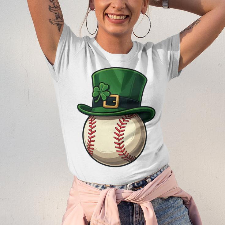 Baseball Leprechaun Hat Saint Patrick Retro Unisex Jersey T-Shirt
