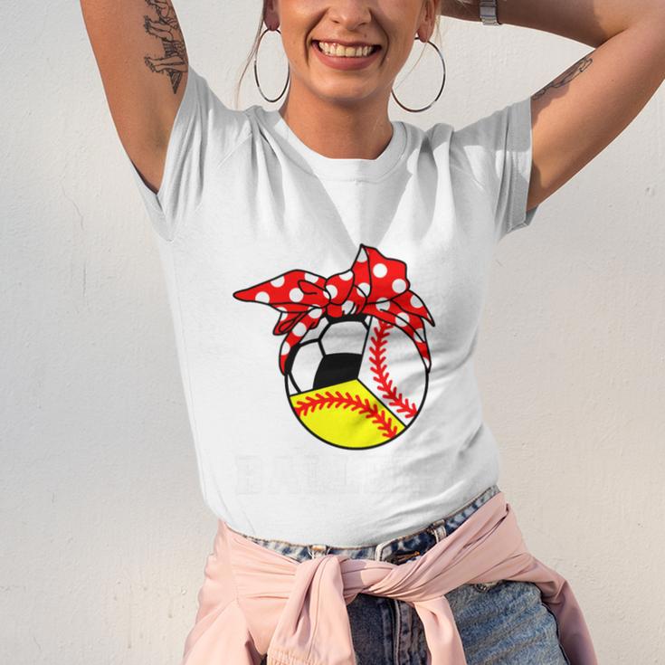 Busy Raising Ballers Baseball Softball Soccer Mom Premium Tri-Blend Unisex Jersey T-Shirt Busy Raising Ballers Baseball Softball Soccer Mom Premium Tri-Blend Unisex Jersey T-Shirt