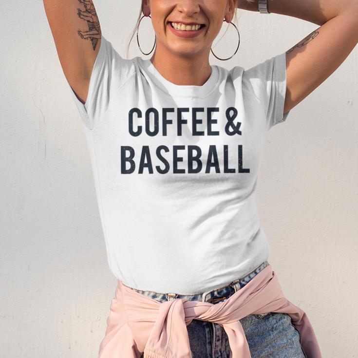 Coffee And Baseball Unisex Jersey T-Shirt Coffee And Baseball Unisex Jersey T-Shirt