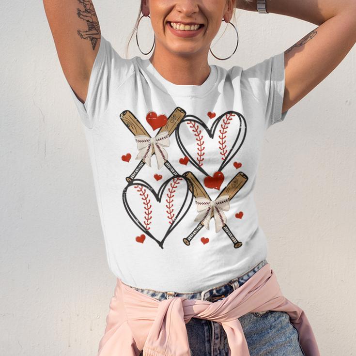 Coquette Bow XOXO Baseball Lover Heart Valentine Game Day Unisex Jersey T-Shirt Coquette Bow XOXO Baseball Lover Heart Valentine Game Day Unisex Jersey T-Shirt