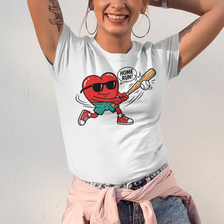 Heart Valentines Day Baseball Men Boys Kids Teens Unisex Jersey T-Shirt Heart Valentines Day Baseball Men Boys Kids Teens Unisex Jersey T-Shirt
