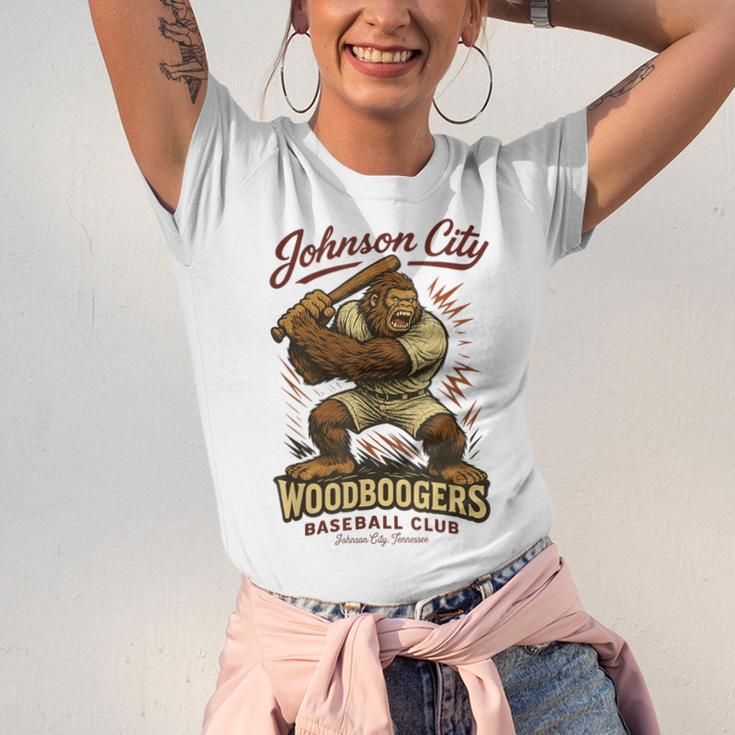 Johnson City Woodboogers Retro Baseball Club Unisex Jersey T-Shirt Johnson City Woodboogers Retro Baseball Club Unisex Jersey T-Shirt