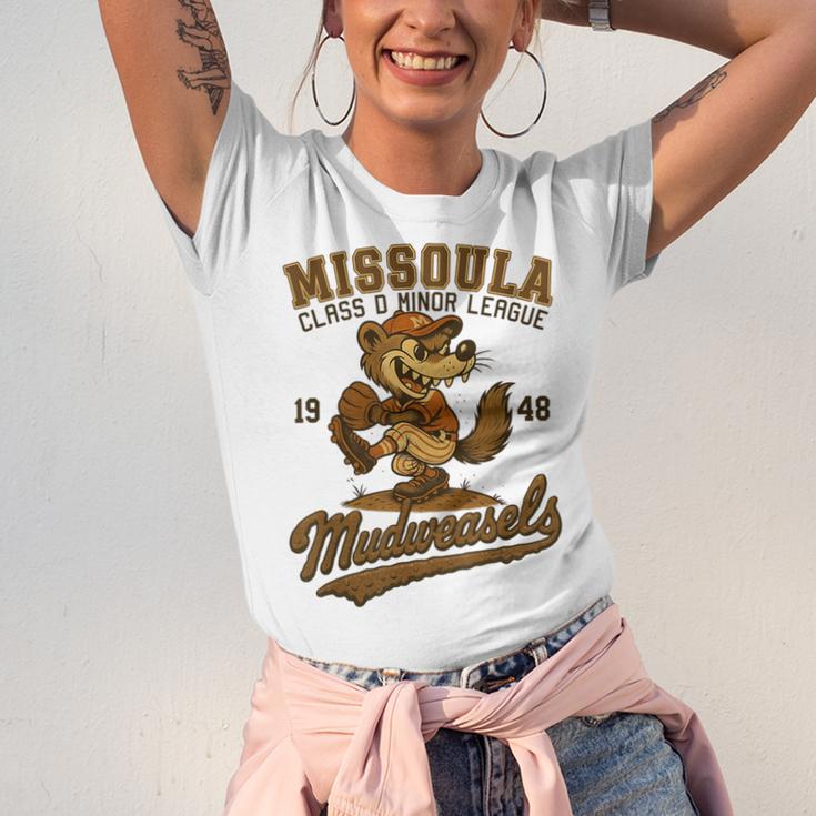 Missoula Mudweasels Retro Minor League Baseball Unisex Jersey T-Shirt Missoula Mudweasels Retro Minor League Baseball Unisex Jersey T-Shirt