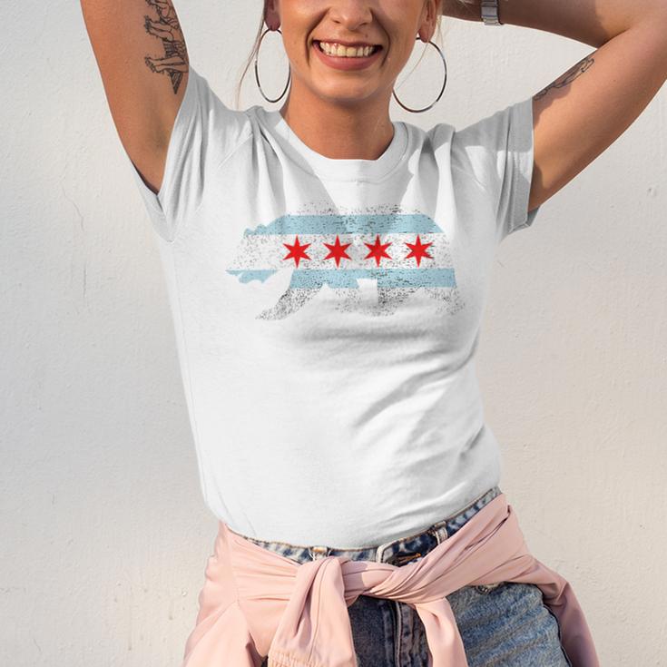 Sweet Vintage Retro Chicago City Flag Bear Print Raglan Baseball Tee Unisex Jersey T-Shirt Sweet Vintage Retro Chicago City Flag Bear Print Raglan Baseball Tee Unisex Jersey T-Shirt