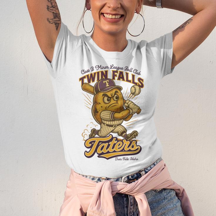 Twin Falls Taters Minor League Baseball Team Unisex Jersey T-Shirt