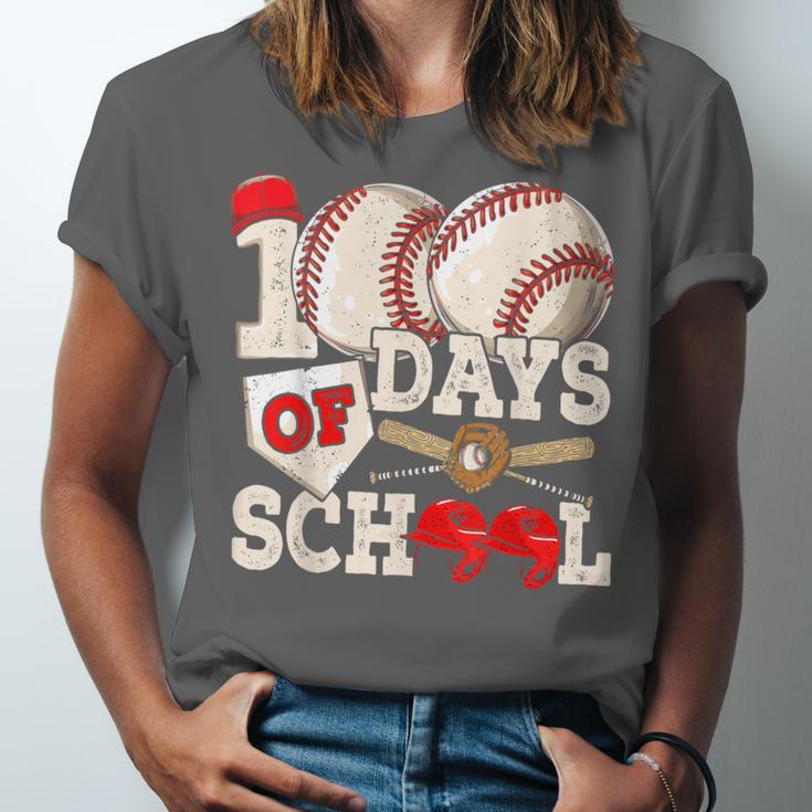 100 Days Of School Baseball 100th Day Of School Kids Teacher Unisex Jersey T-Shirt 100 Days Of School Baseball 100th Day Of School Kids Teacher Unisex Jersey T-Shirt