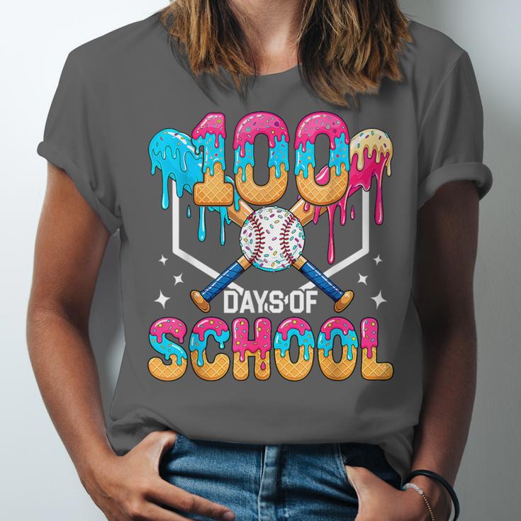 100 Days Of School Baseball Boys Kids 100th Day Of School Unisex Jersey T-Shirt 100 Days Of School Baseball Boys Kids 100th Day Of School Unisex Jersey T-Shirt