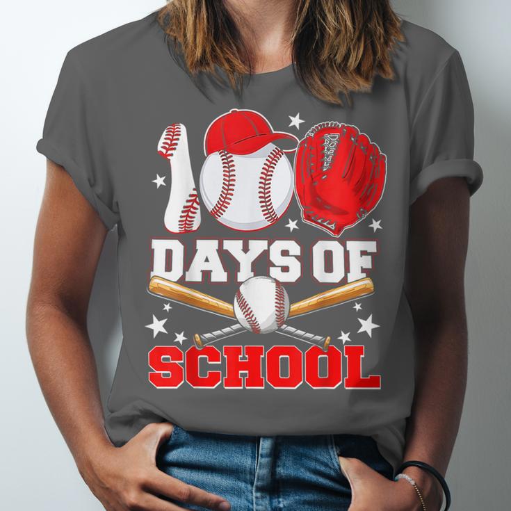 100 Days Of School Baseball Boys Kids Students Unisex Jersey T-Shirt 100 Days Of School Baseball Boys Kids Students Unisex Jersey T-Shirt