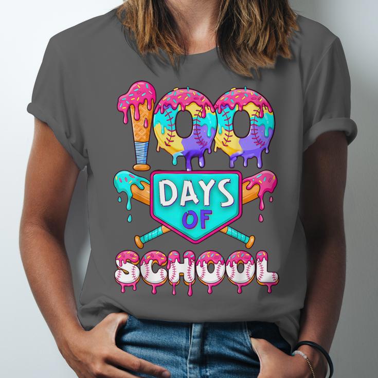 100 Days Of School Baseball Boys Kids Unisex Jersey T-Shirt 100 Days Of School Baseball Boys Kids Unisex Jersey T-Shirt