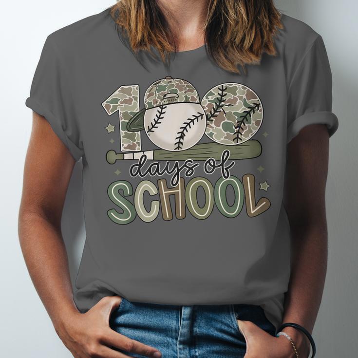 100 Days Of School Baseball Camo Celebration Unisex Jersey T-Shirt 100 Days Of School Baseball Camo Celebration Unisex Jersey T-Shirt