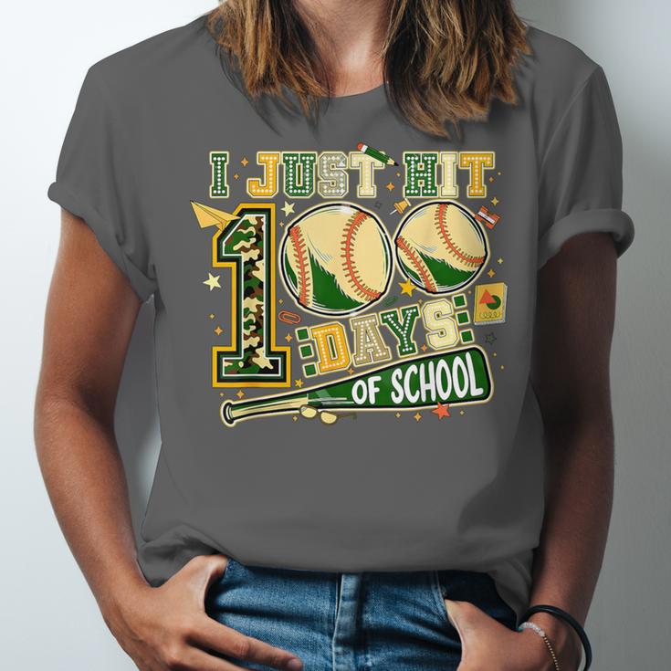 100 Days Of School Baseball I Just Hit 100 Days Boy COUNSELO Unisex Jersey T-Shirt 100 Days Of School Baseball I Just Hit 100 Days Boy COUNSELO Unisex Jersey T-Shirt
