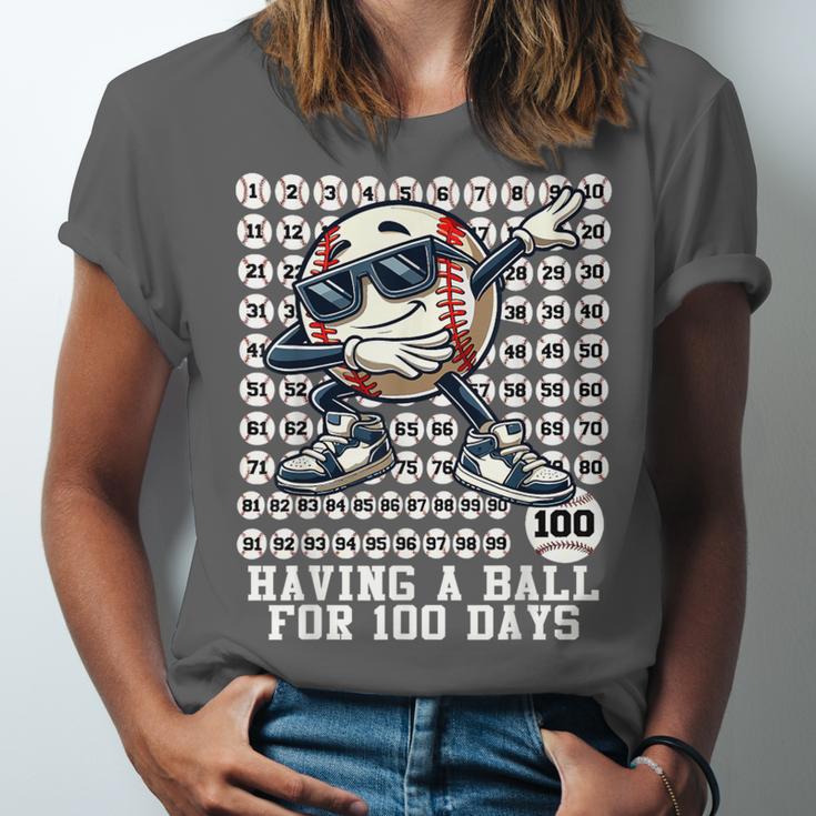 100 Days Of School Boys Dabbing Baseball 100th Day Of School Unisex Jersey T-Shirt 100 Days Of School Boys Dabbing Baseball 100th Day Of School Unisex Jersey T-Shirt