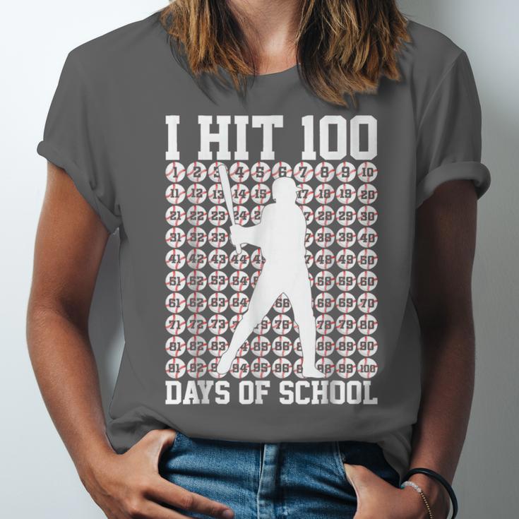 100 Days Of School Boys Kids 100th Day Balls For Baseball Unisex Jersey T-Shirt