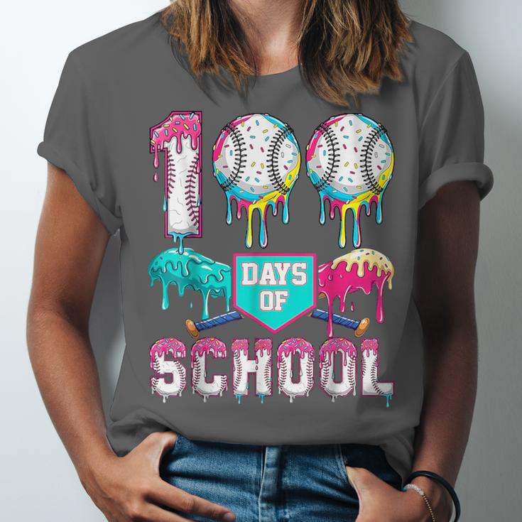 100 Days Of School Boys Kids 100th Day Of School Baseball Unisex Jersey T-Shirt 100 Days Of School Boys Kids 100th Day Of School Baseball Unisex Jersey T-Shirt