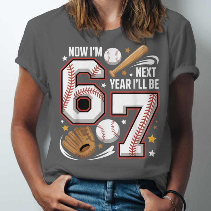 6 Year Old Birthday 67 Trend Baseball Now I’m 6 Next Year 7 Unisex Jersey T-Shirt 6 Year Old Birthday 67 Trend Baseball Now I’m 6 Next Year 7 Unisex Jersey T-Shirt