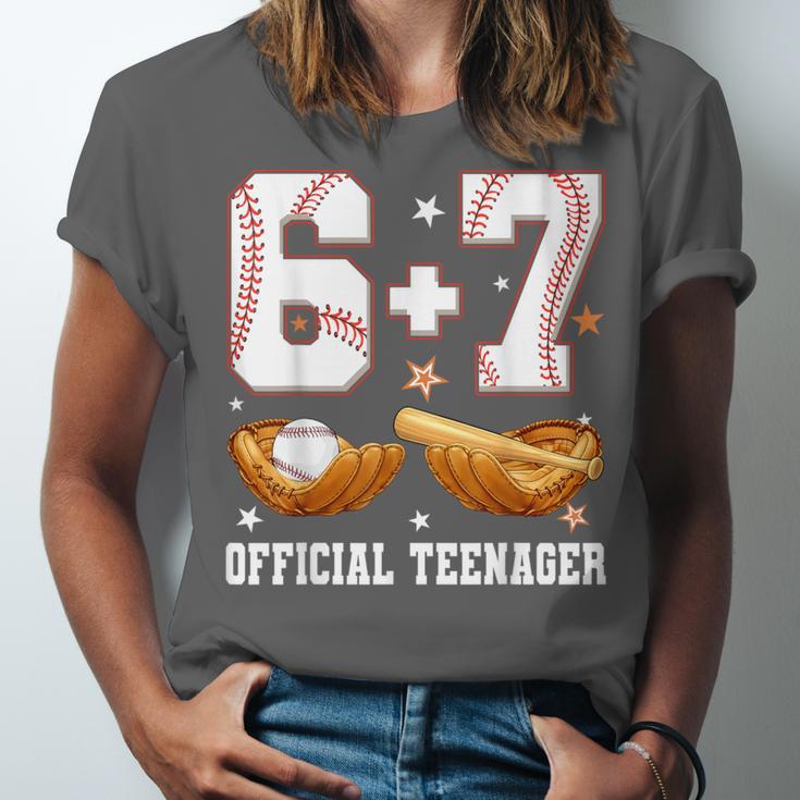 67 13 Year Old Official Teenager Baseball Boy 13th Birthday Unisex Jersey T-Shirt 67 13 Year Old Official Teenager Baseball Boy 13th Birthday Unisex Jersey T-Shirt