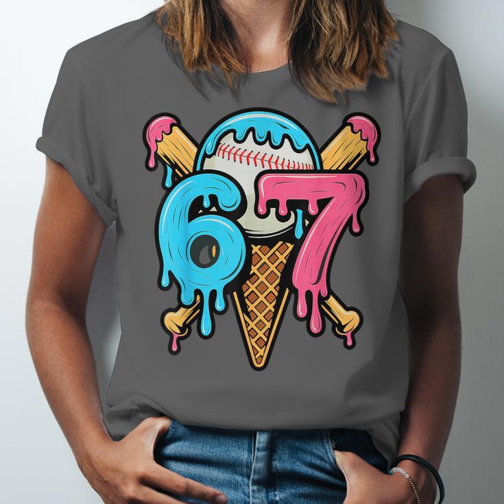 67 Baseball Ice Cream Drip Player Unisex Jersey T-Shirt 67 Baseball Ice Cream Drip Player Unisex Jersey T-Shirt