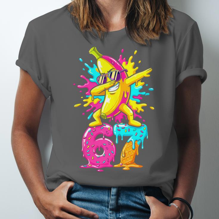67 Baseball Ice Cream Six Seven Dabbing Banana Unisex Jersey T-Shirt