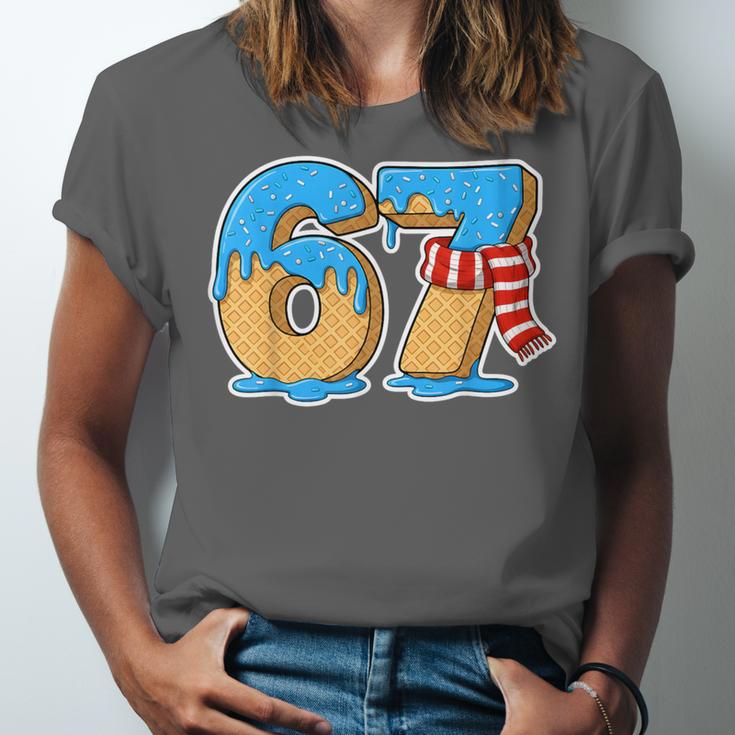 67 Ice Cream Drip Six Seven Baseball Drip 67 Boys Meme Unisex Jersey T-Shirt 67 Ice Cream Drip Six Seven Baseball Drip 67 Boys Meme Unisex Jersey T-Shirt