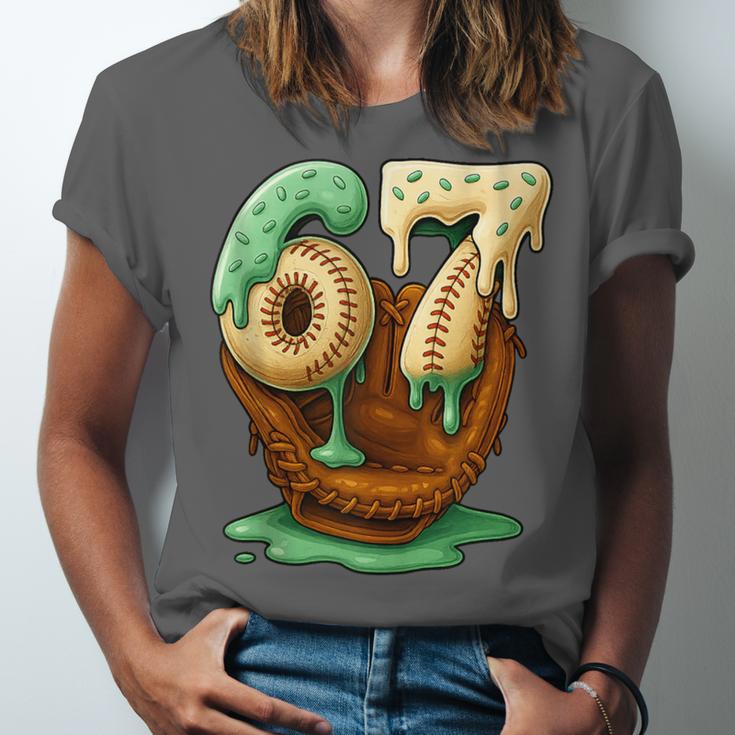 67 Ice Cream Drip Six Seven Baseball Unisex Jersey T-Shirt 67 Ice Cream Drip Six Seven Baseball Unisex Jersey T-Shirt