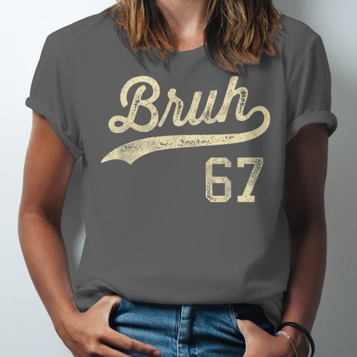 67 Six Seven Bruh Meme Baseball Style Vintage Unisex Jersey T-Shirt